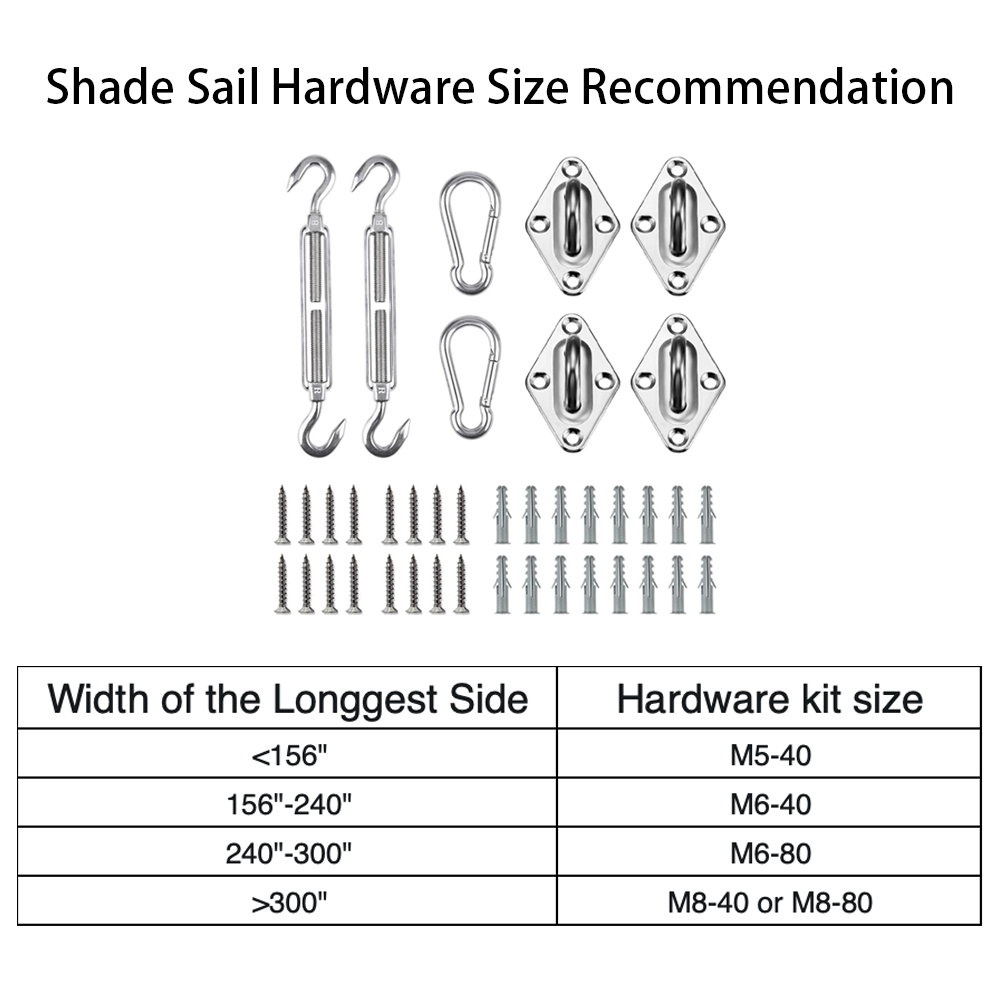 Rectangular Waterproof Shade Sail for Patio Garden and Pool | Sansoti