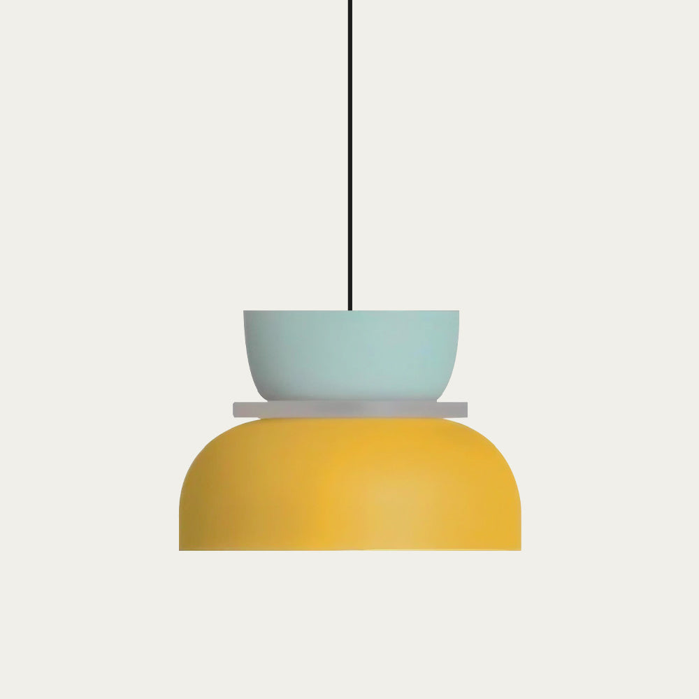 Suspension acrylique Bloc de couleur Macaron Scandinave Nordique E27 18-29cm Pastel Salon Salle à manger | Sansoti