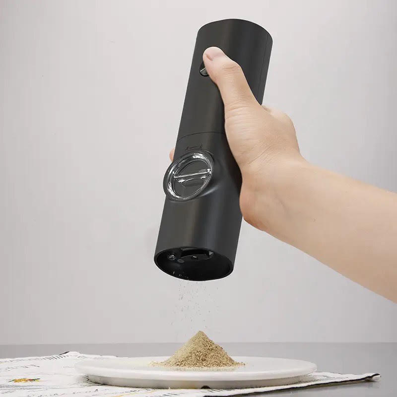 Set moulin à sel et poivre électrique – Moulin à épices automatique rechargeable par USB | Sansoti