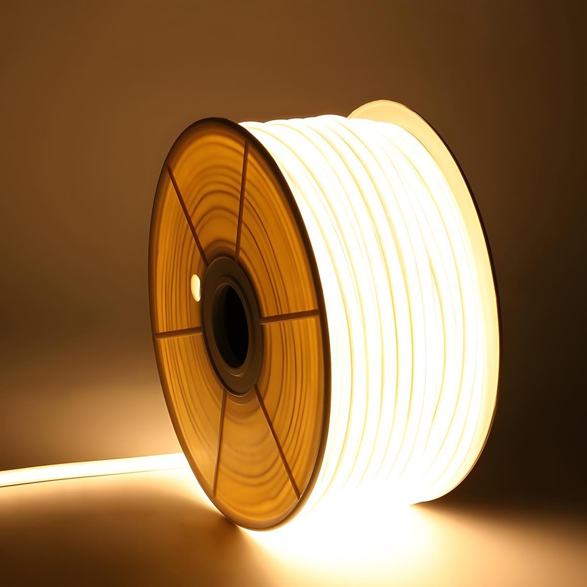 LED Streifen Außen Solar 5W Warmweiß IP65 Garten Treppe Terrasse Einbau Lichtstreifen Flexibel 3000K Einfahrt Weg Stimmungsbeleuchtung Außen | Sansoti