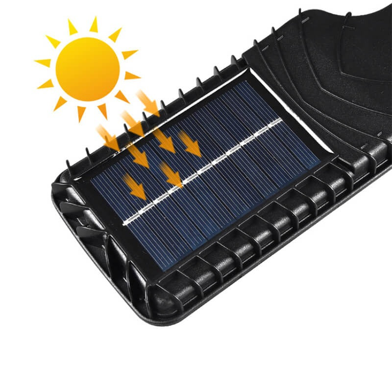 Waterdichte Solar Buitenlamp met Bewegingssensor 100W – IP67 LED-Schijnwerper voor Erf, Oprit en Tuin met Afstandsbediening | Sansoti