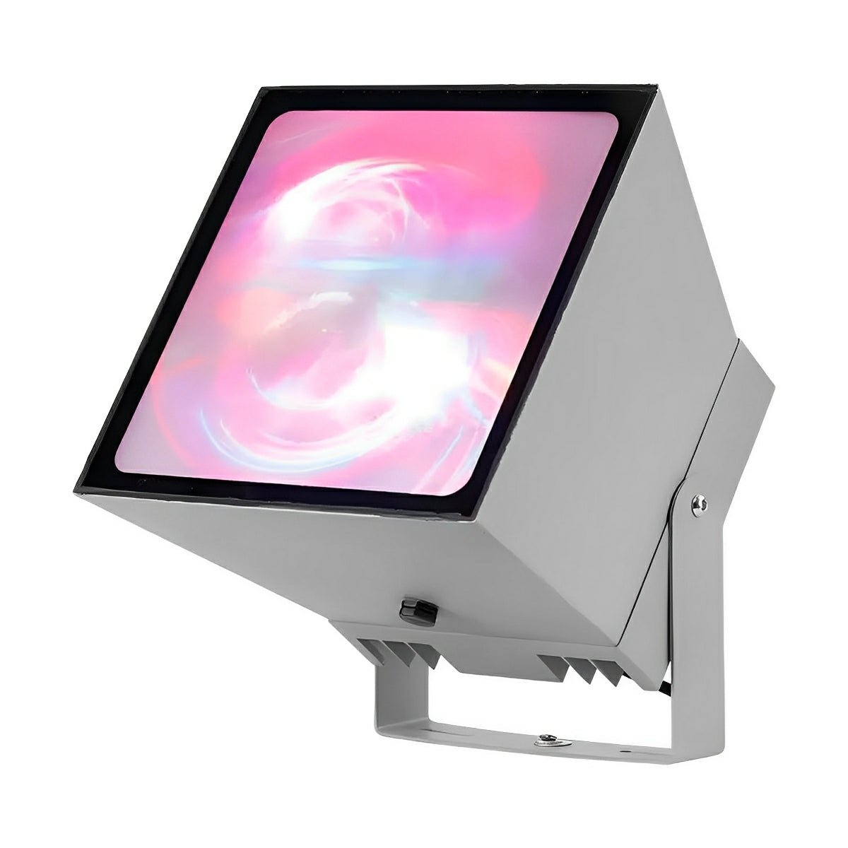 LED-Strahler RGB Aluminium Grau IP65 Garten Fassade Baum Akzentbeleuchtung Außenstrahler Farbbeleuchtung Villa | Sansoti