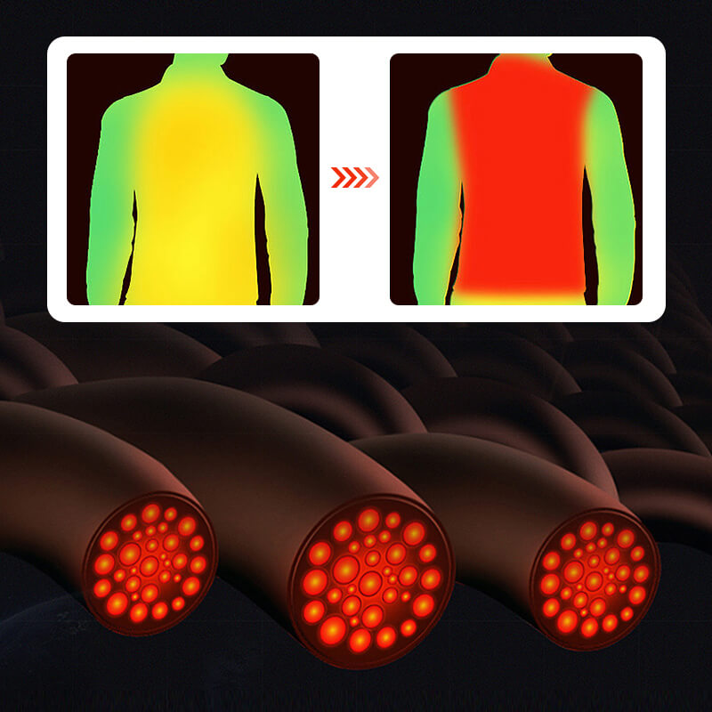 Verwarmbaar Bodywarmer Vest USB Oplaadbaar met Graphene Verwarmingszones Zwart Outdoorkleding voor Winter | Sansoti