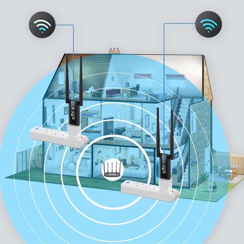 WiFi Repeater 300Mbps – Enhances Your Wireless Network Range – USB Powered – Compact & Portable | Sansoti