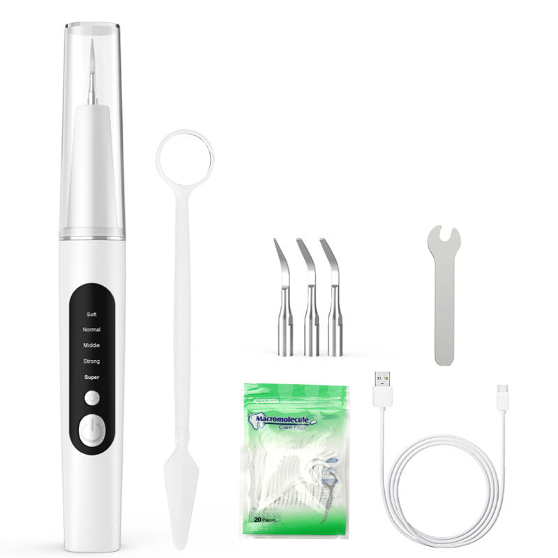 Ultrasonic Tooth Cleaner with LED Lighting for At-Home Dental Care Electric Tartar Remover | Sansoti