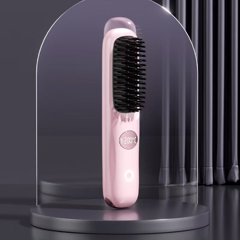 Thermische Stylingborstel Kort Haar Pony Volumeborstel Keramische Borstels Draadloos Warmtebescherming | Sansoti