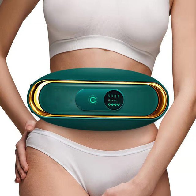 Draadloze Massage Afslankband met Warmtefunctie voor Buik Taille Ondersteuning Thuis Wellness Ontspanning | Sansoti