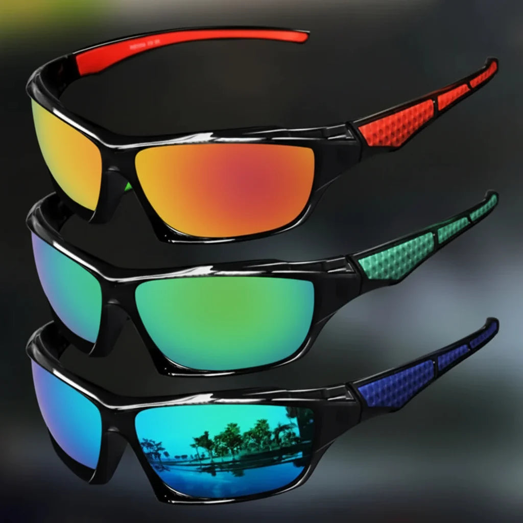 Sporty Unisex Sunglasses Polarized UV Protection Metal Frame Outdoor | Sansoti