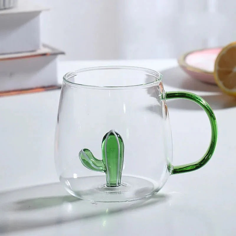 Glas-Teetasse mit 3D-Tierfigur | Sansoti