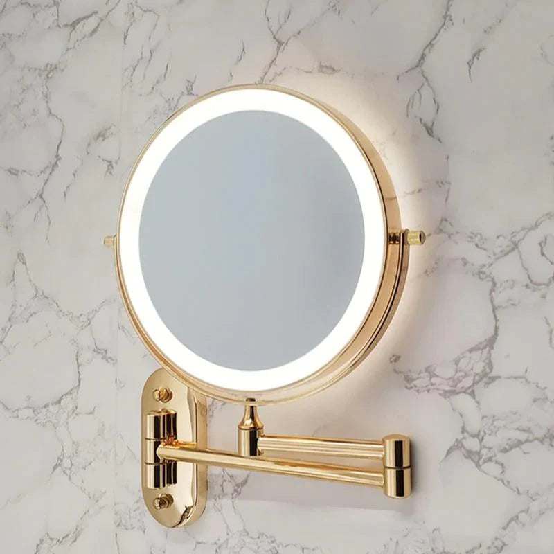 Illuminated LED makeup mirror for bathroom & makeup | Magnifying & Rechargeable | Sansoti