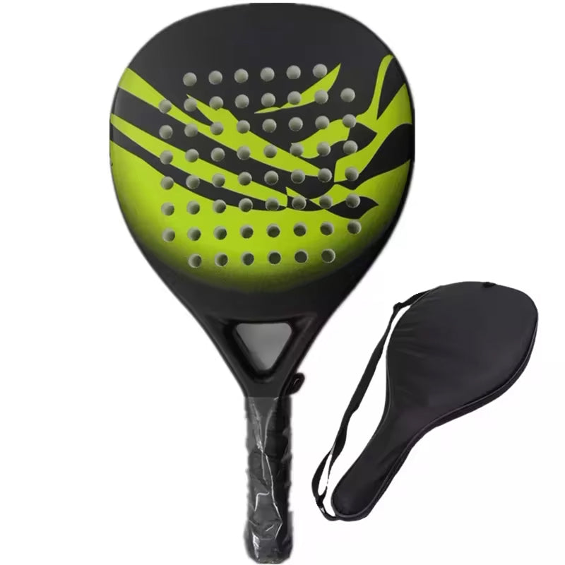 Padel-Schläger aus Carbonfaser für Anfänger, leicht, 365 g, EVA-Schaumkern, Outdoor-Training, Tennissport | Sansoti
