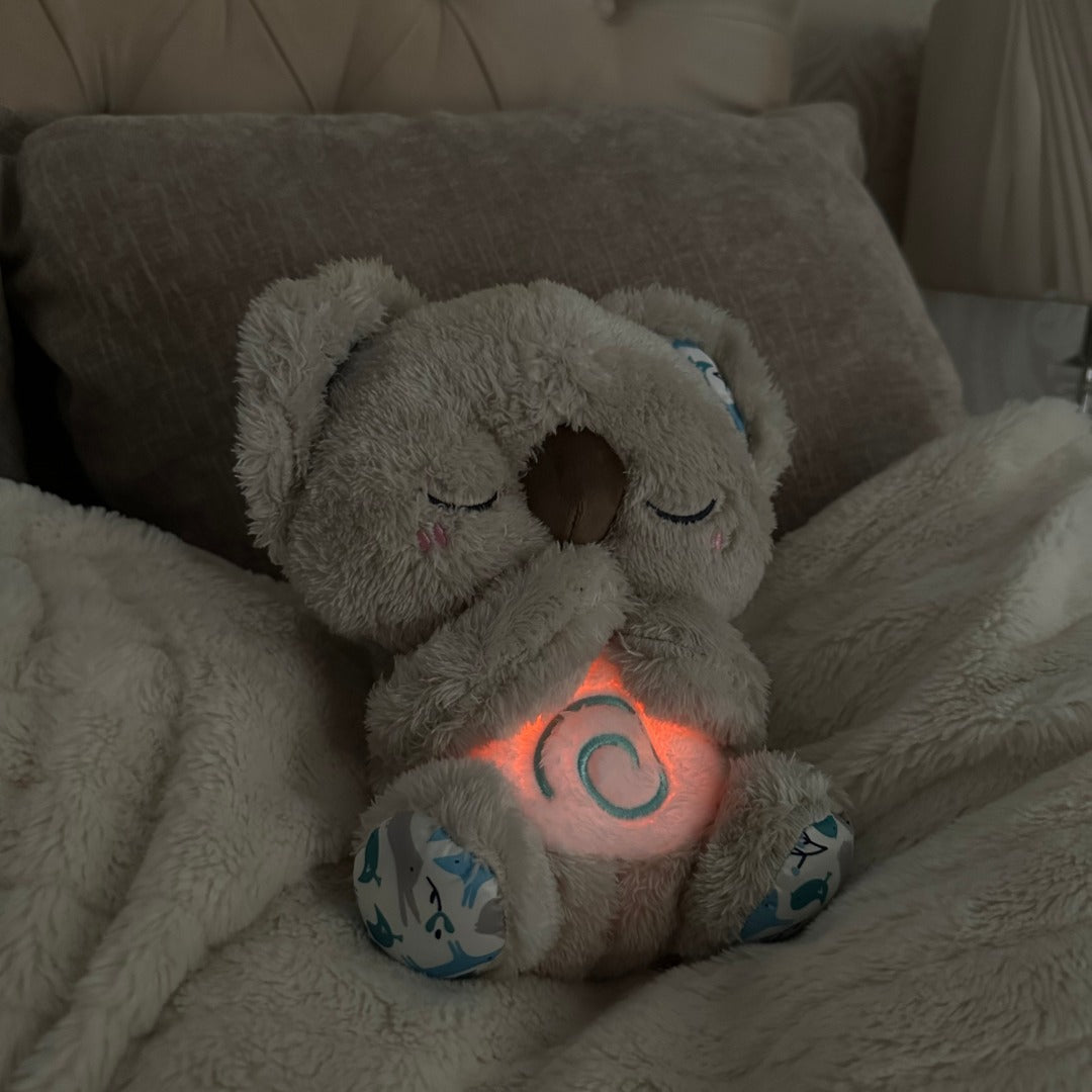 Koala Ademhalingsspeelgoed met Nachtlampje en Slaapbegeleiding voor Rust en Ontspanning | Sansoti