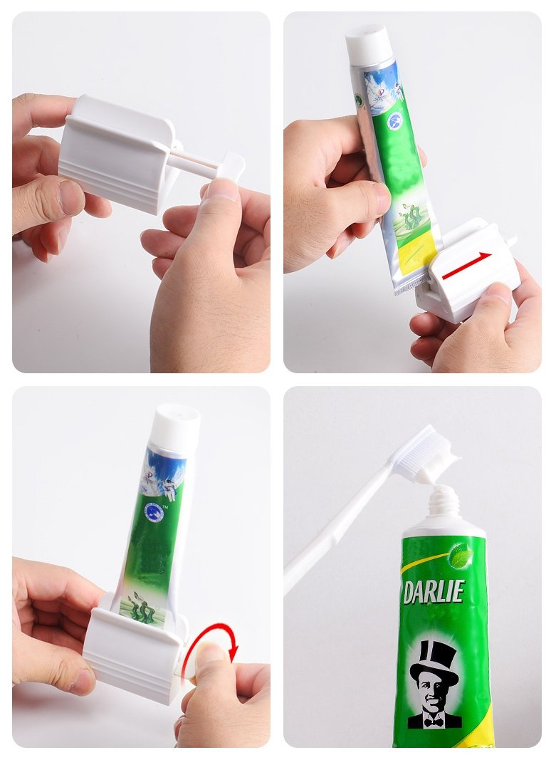 Toothpaste Squeezer Set of 2 – Hygienic Toothpaste Squeezing Tool for Bathroom | Sansoti