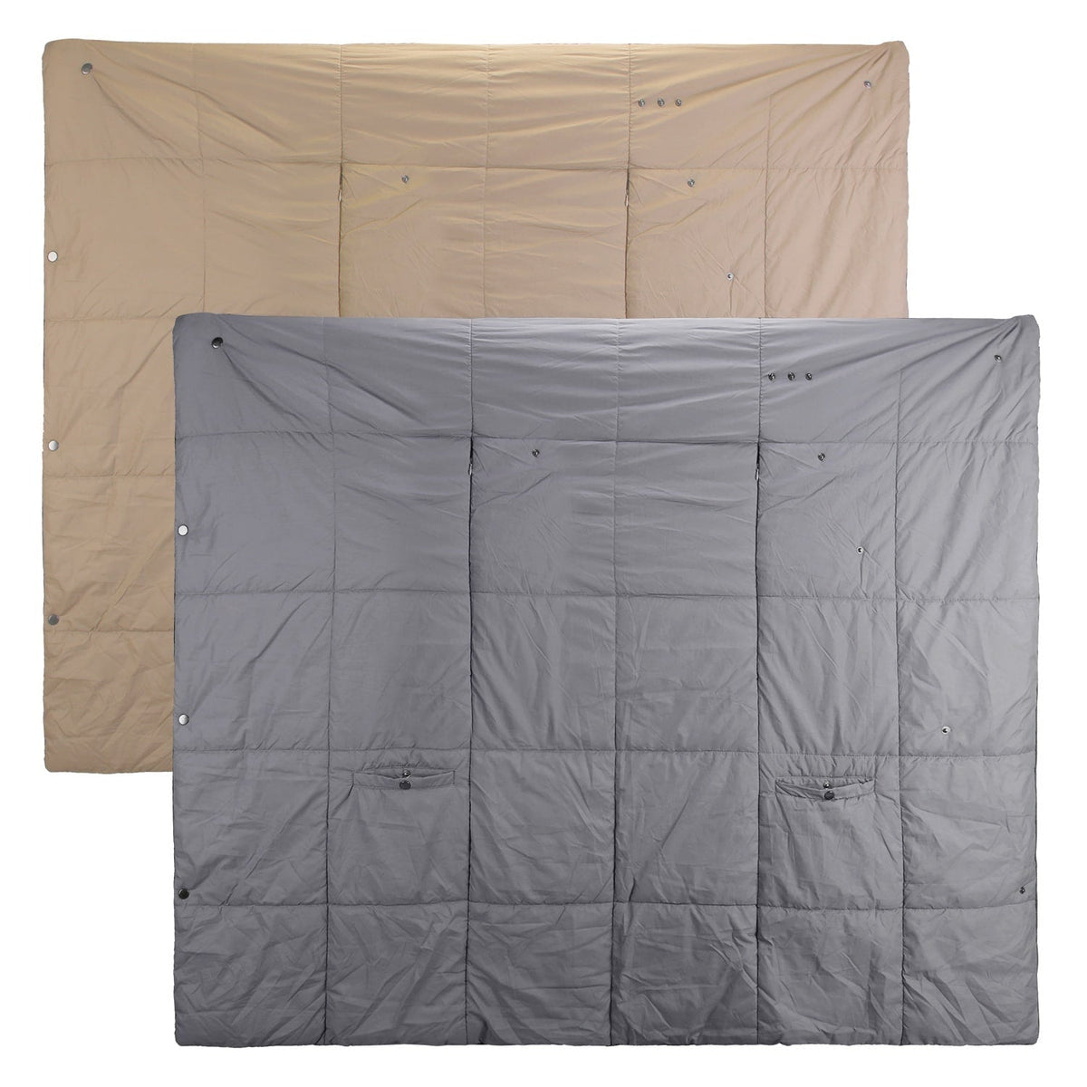 USB heated wrap blanket with zippered pockets, 6 heat zones, portable for home, work, travel, and relaxation | Sansoti