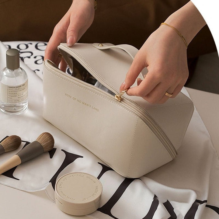 Kosmetik-Organizer-Tasche mit Fächern | Reise-Make-up- und Kulturtasche für unterwegs und zu Hause | Sansoti