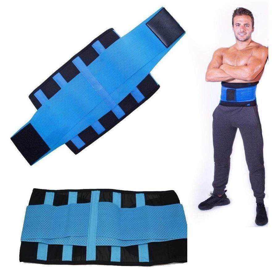 Bande abdominale renforçant la taille pour hommes – Bande favorisant la transpiration et la combustion des graisses pour le sport et l’exercice | Sansoti