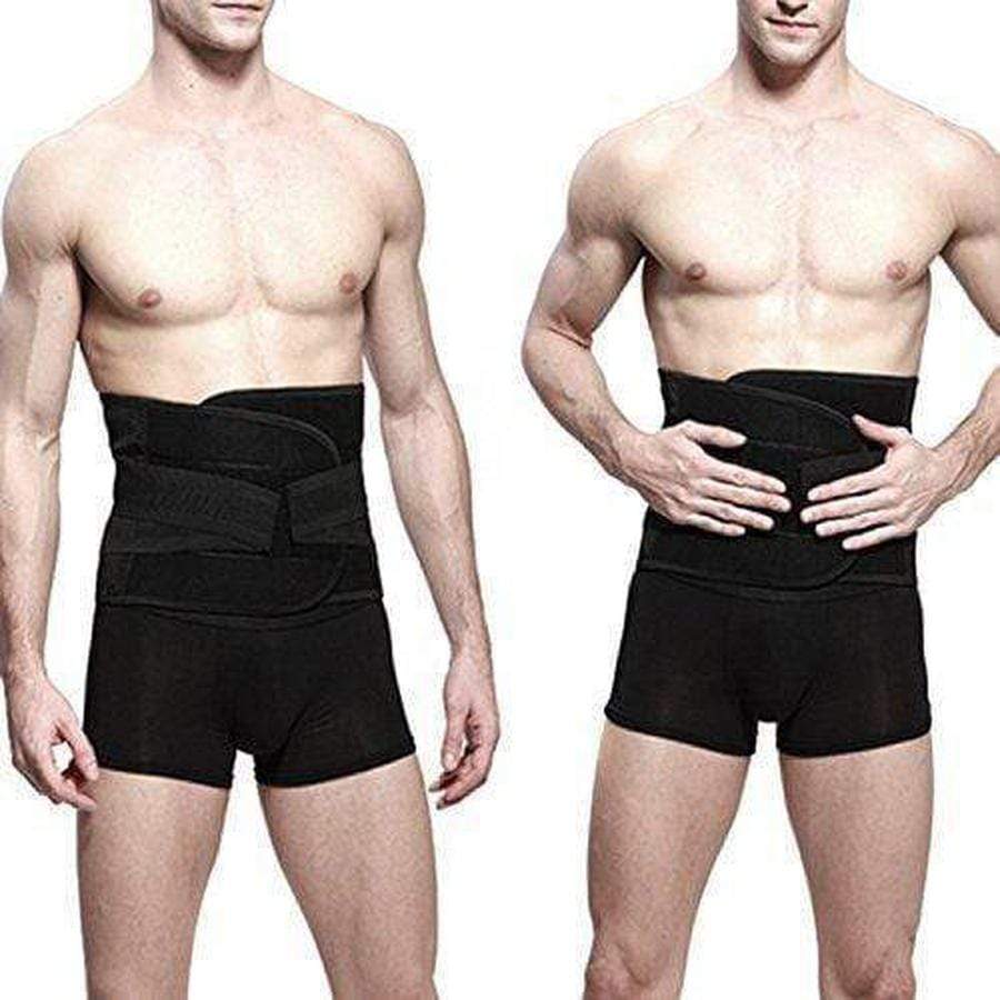Bande abdominale renforçant la taille pour hommes – Bande favorisant la transpiration et la combustion des graisses pour le sport et l’exercice | Sansoti