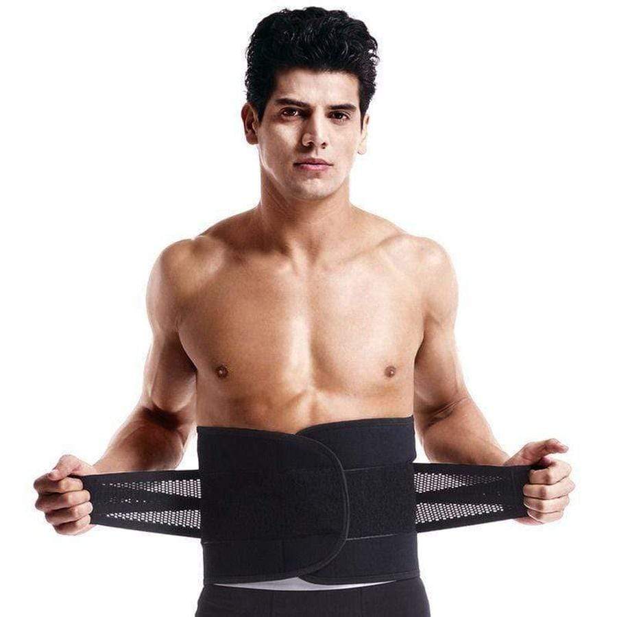 Bande abdominale renforçant la taille pour hommes – Bande favorisant la transpiration et la combustion des graisses pour le sport et l’exercice | Sansoti