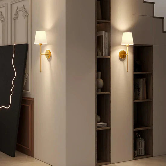 Draadloze LED-Wandlampen Set met Afstandsbediening Zwart Goud Zilver | Sansoti