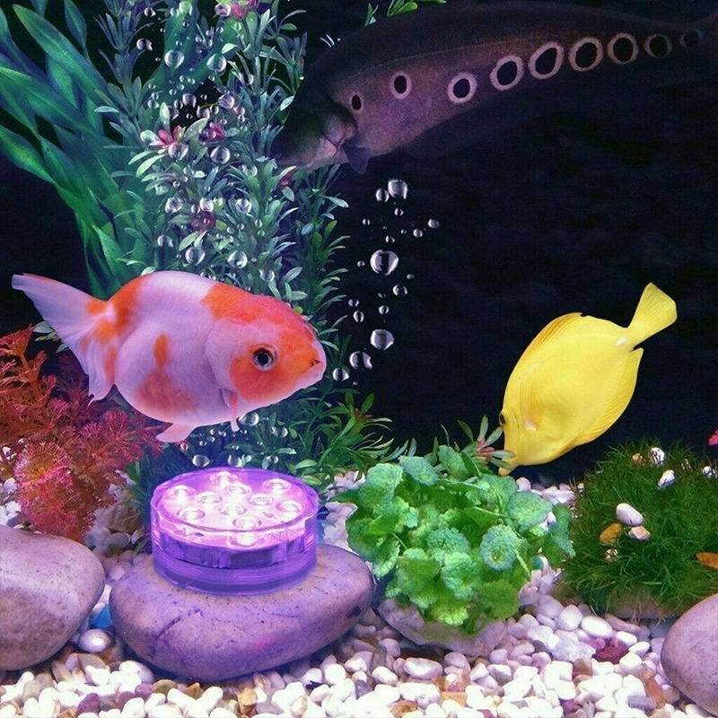 Underwater LED Light IP68 Waterproof with Remote Control 16 Colors for Swimming Pools Ponds Fountains Aquariums | Sansoti