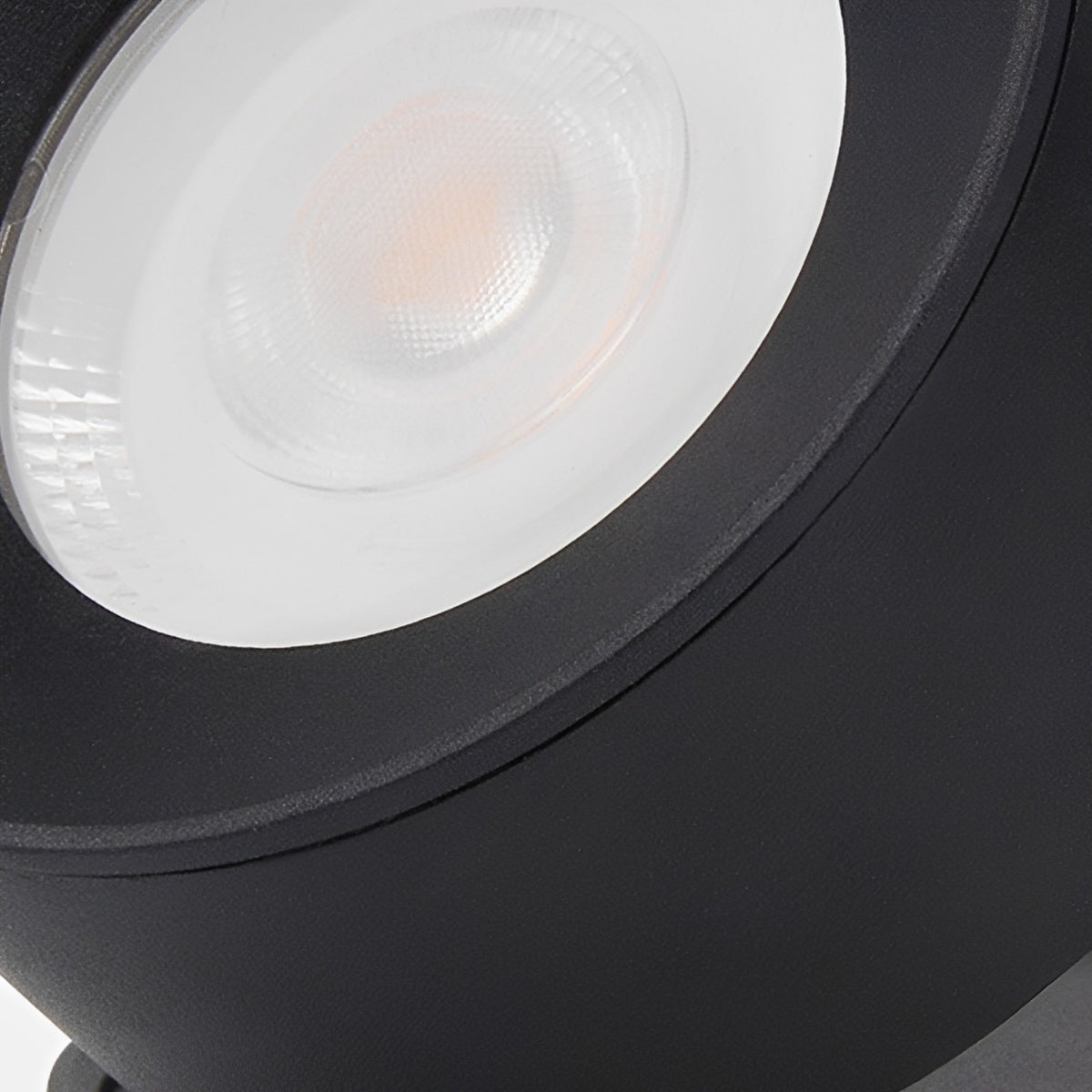 Adjustable Round Black LED Outdoor Lamp Waterproof IP65 Wall Lighting for Veranda, Garden, and Patio 360° Rotatable | Sansoti