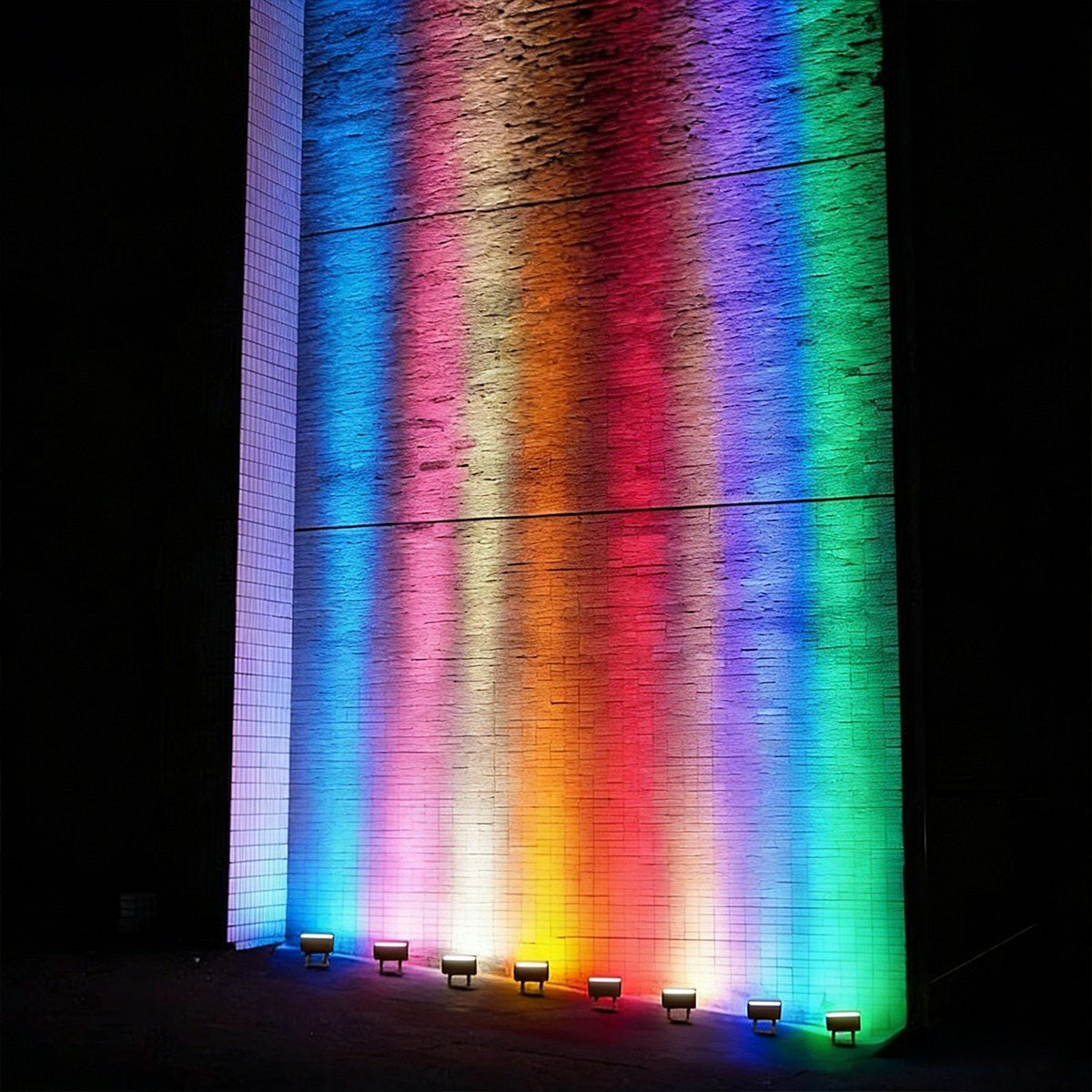 LED Facade Lighting IP67 with Adjustable Power and Color Temperature for Architectural Outdoor Lighting | Sansoti