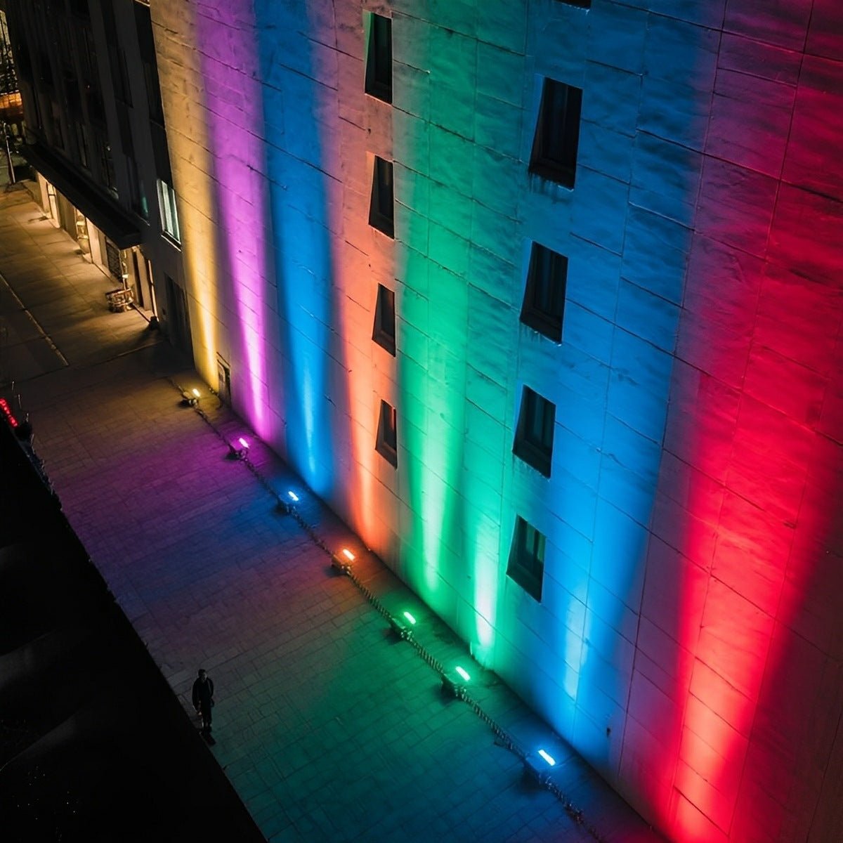 LED Facade Lighting IP67 with Adjustable Power and Color Temperature for Architectural Outdoor Lighting | Sansoti