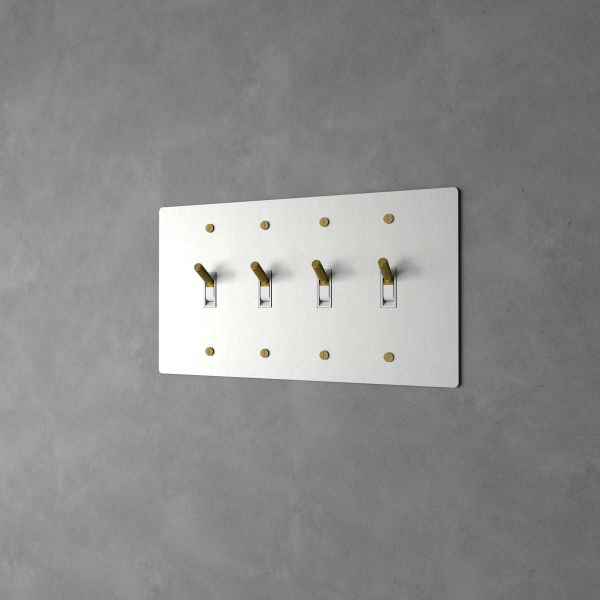 Luxuriöser Messing-Kippschalter mit minimalistischem Design und hochwertiger Verarbeitung | Sansoti