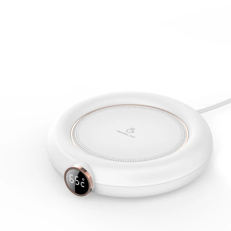 Digitale Heizplatte für Getränke mit einstellbarer Temperatur, USB-Tassenwärmer für Kaffee und Tee | Sansoti