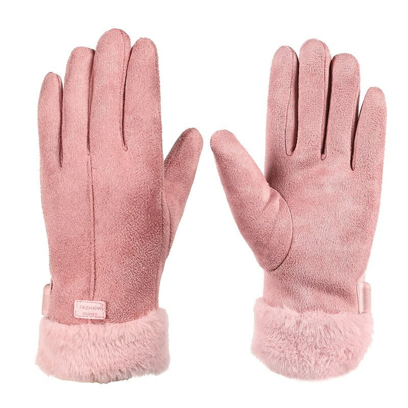 Gants chauffants pour femmes avec batterie rechargeable et doublure polaire, gants d'hiver compatibles avec les écrans tactiles | Sansoti