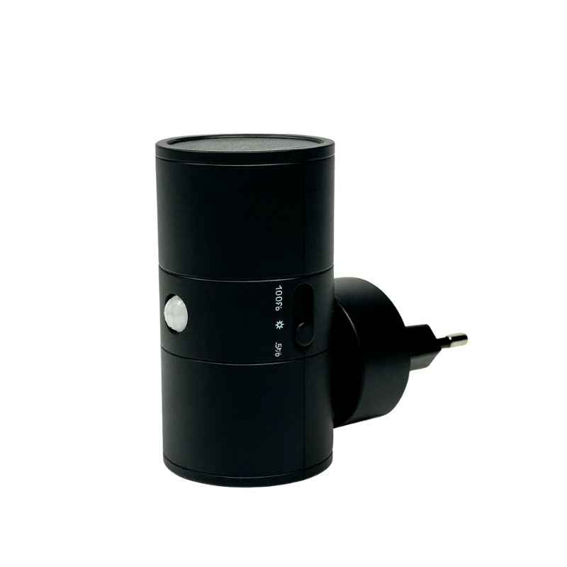 Dimbare LED Stopcontactlamp Warm Wit 3000K Instelbare Helderheid Compact Nachtlicht voor Gang Slaapkamer Kinderkamer Eenvoudige Installatie zonder Gereedschap | Sansoti